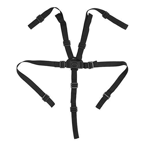 Cinturón de arnés universal para bebé de 5 puntos con arnés de seguridad para silla de paseo, protección giratoria, correa ajustable para el hombro, correas cruzadas para cochecito de bebé New A Type