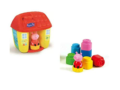 Clemmy Clementoni- Clemmy Baby, Cubo de Actividades Peppa Pig, Multicolor (17346)