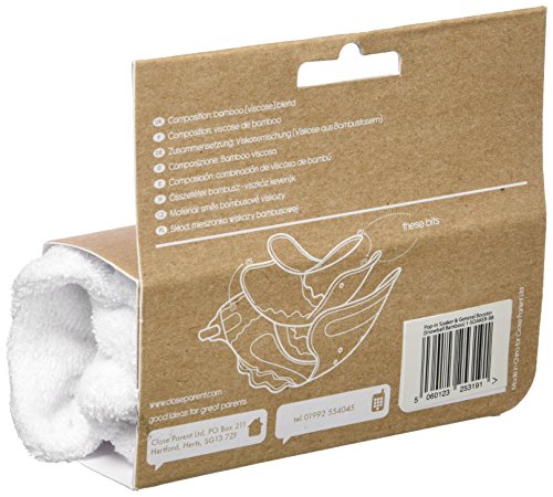 Close Parent 8220001004 - Absorbente de bambú para Pop-in, Blanco