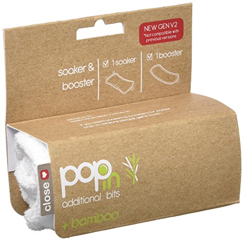 Close Parent 8220001004 - Absorbente de bambú para Pop-in, Blanco