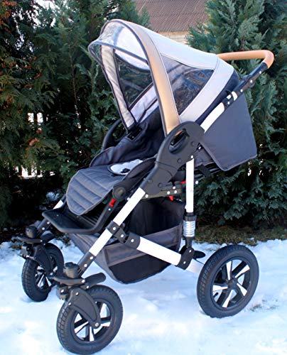 Cochecito bebe 3 piezas X-Trall BBtwin carro trio (beige + gris)