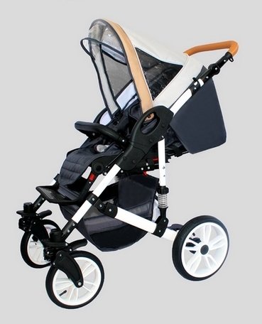 Cochecito bebe 3 piezas X-Trall BBtwin carro trio (beige + gris)