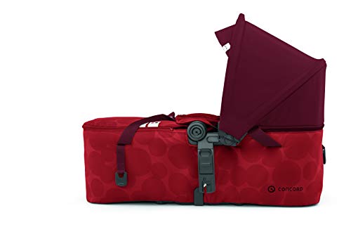 Concord 9500 116 Cuco Plegable Scout - Capazo Blando y Plegable, para Silla Neo y Camino,  color Autumn Red