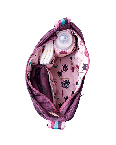 Cosatto Deluxe - Bolso cambiador, diseño de jardín de hadas, color rosa