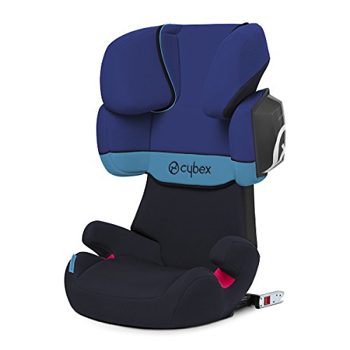 Cybex Silver Solution X2-Fix Silla de Coche, Grupo 2/3, Azul (Blue Moon)