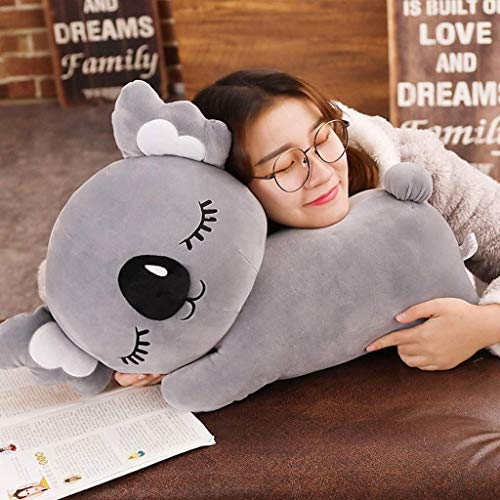 Daxiong Juguetes para niños Koala Koala de los niños Animales de Peluche Juguetes de Peluche niños Almohada muñeca de Juguete de Regalo de cumpleaños de los Animales (Color: Gris, tamaño: 50 cm),35cm