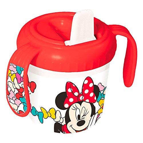 Disney 45385 Taza Entrenamiento 250Ml de Minnie Mouse 'Color Bo