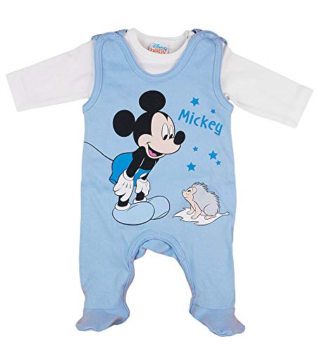 Disney Baby - Conjunto de 5 piezas con gorro y pelele sin mangas, guantes para gatos, chaqueta, talla 50, 56, 62, 100% algodón, diseño de Mickey Mouse Modelo 1 62 cm