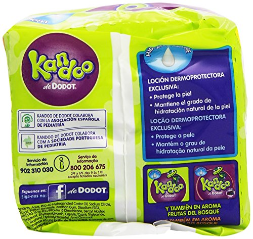 Dodot Kandoo Toallitas dodot kandoo - paquete de 2x60 uds