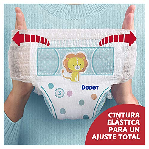 Dodot Pants Pañal - Braguita Talla 5, 150 Pañales, 12 kg - 17 kg, Pañal - Braguita con Ajuste 360° Anti - fugas, 8001841894225