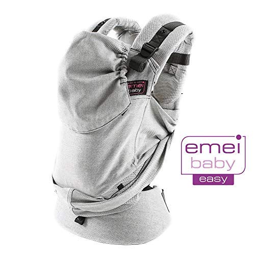 Easy Emeibaby - Mochila portabebés, color gris