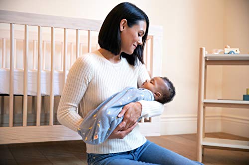 Ergobaby Arrullo Bebe Recien Nacido de Algodon para Verano y Invierno Diseño Stellar, Saco de Dormir