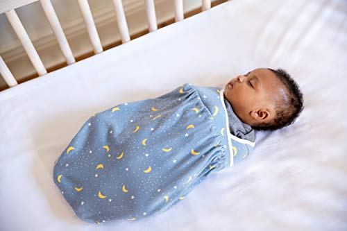 Ergobaby Arrullo Bebe Recien Nacido de Algodon para Verano y Invierno Diseño Stellar, Saco de Dormir