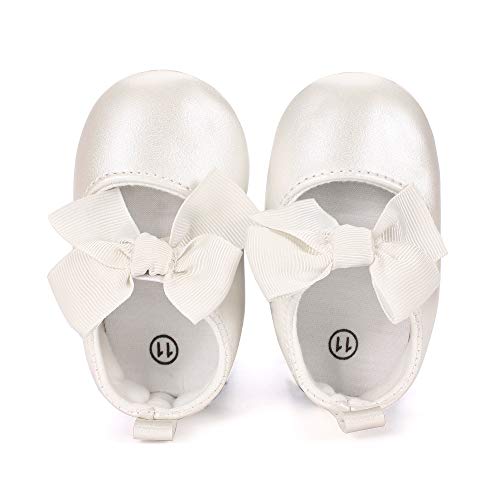 Estamico Zapatos Primeros Pasos bebé Ballet niñas Beige 6-12 Meses