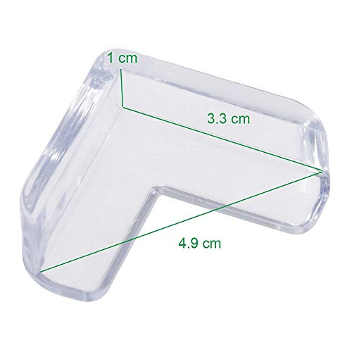 Faburo 16Pcs Protector de Esquina,Protecciones Transparentes de Esquina de seguridad Protección contra Impactos para Bebés y Niño