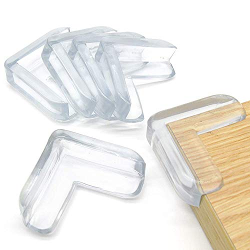 Faburo 16Pcs Protector de Esquina,Protecciones Transparentes de Esquina de seguridad Protección contra Impactos para Bebés y Niño