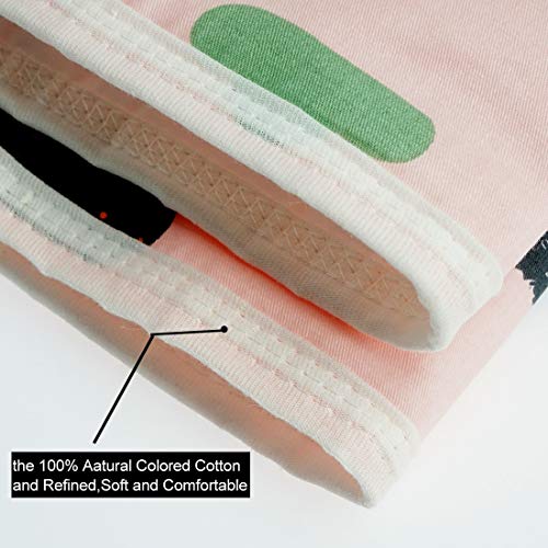 FEOYA - Bebé 2 pcs Almohadilla de Cuna Impermeable Protector de Colchón Lavables Reutilizable Recién Nacido Niños Pequeño Pañales Cambiador Pad Portátil para Viajes Al aire libre - 60 * 75cm