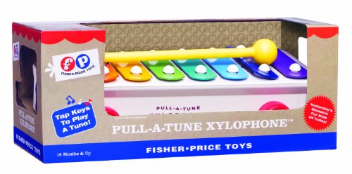 Fisher-Price Classics Pull a Tune - Xilófono de Juguete