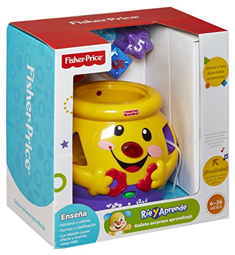 Fisher-Price Galleta sorpresa aprendizaje, juguete para bebé +6 meses (Mattel H8184)