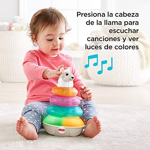 Fisher-Price Llama linkimals, juguete interactivo bebés +9 meses, multicolor, (Mattel GHY78)