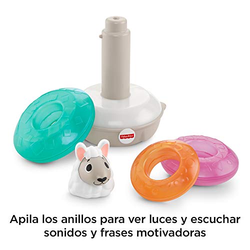 Fisher-Price Llama linkimals, juguete interactivo bebés +9 meses, multicolor, (Mattel GHY78)