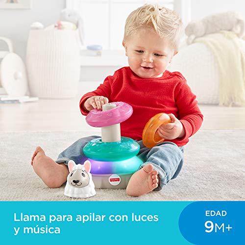 Fisher-Price Llama linkimals, juguete interactivo bebés +9 meses, multicolor, (Mattel GHY78)