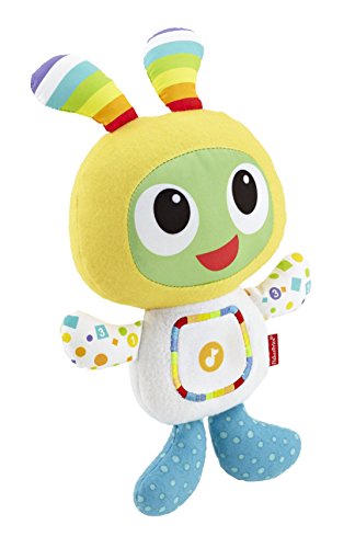 Fisher-Price Mi primer robot Robi, juguete de peluche bebé +6meses (Mattel DPL48)