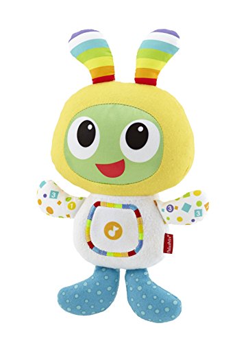 Fisher-Price Mi primer robot Robi, juguete de peluche bebé +6meses (Mattel DPL48)