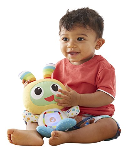 Fisher-Price Mi primer robot Robi, juguete de peluche bebé +6meses (Mattel DPL48)