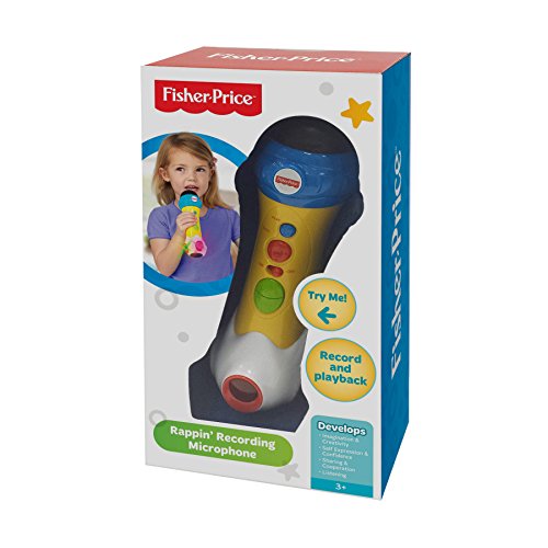 Fisher-Price Micrófono Rap Grabador, Juguete Musical +3 años (Reig KFP1739)