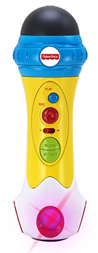 Fisher-Price Micrófono Rap Grabador, Juguete Musical +3 años (Reig KFP1739)