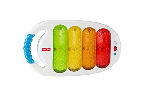 Fisher-Price Xilófono con luces bailarinas, juguete musical para bebé +3 meses (Mattel BLT38)