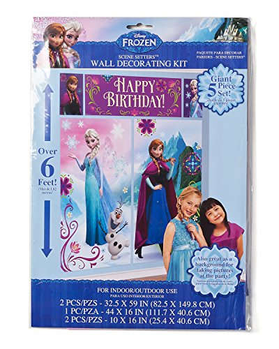 Frozen pared decoración kit (paquete de 5)