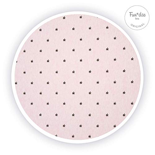 Fundas BCN ® F184/4597 - Colchoneta para Silla de Paseo Bugaboo Fox ® Cubre Arneses Incluidos - Colección Little Fun Peach