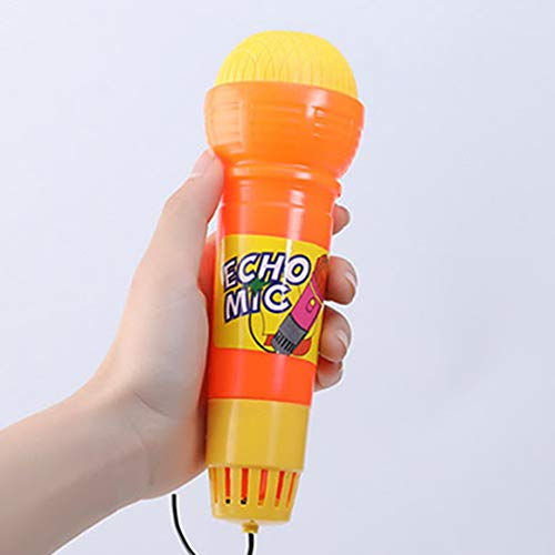 Funnyrunstore Echo Micrófono Mic Cambiador de voz Juguete Regalo Regalo de cumpleaños Fiesta para niños Canción de aprendizaje juguetes para niños al azar