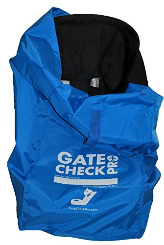 Gate Check PRO | Bolso de viaje para silla de coche | Nailon balístico ultrarresistente | Talla única | Perfecto para modelos Grupo 0-3, Alzadores incluido | Calidad imerjorable de la marca lider