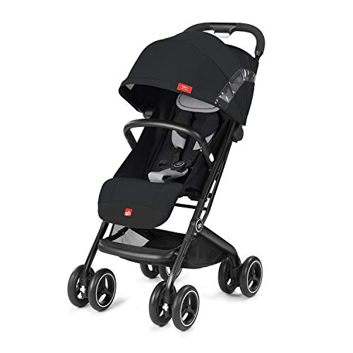 Gb Gold Qbit+ All Terrain - Silla de Paseo, Silla de Viaje de Lujo, Travel System 3 en 1, De 0 a 4 años, 17 kg, Velvet Black