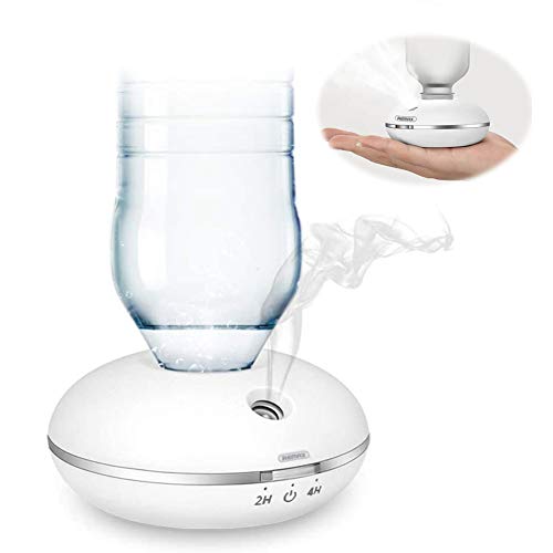 GEBIN Mini Humidificador Portátil, Difusor De Aromaterapia por Batería/USB para Escritorio De Oficina De Automóvil De Viaje, Dormitorio, Habitación De Bebé, Sala De Estar