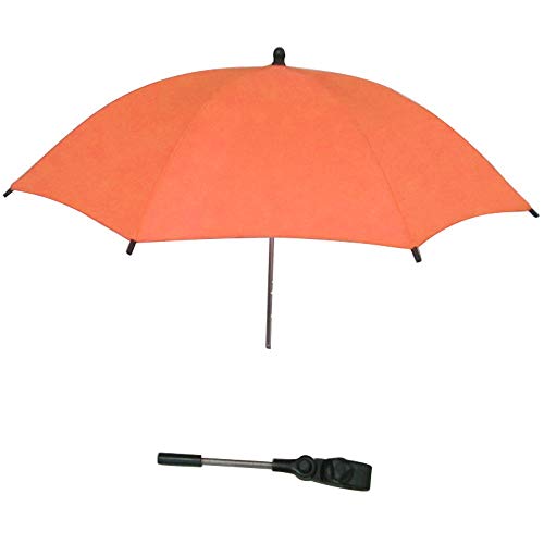 Gosear Parasol para sombrilla bebe carritos Paraguas Accesorios (Color Naranja)