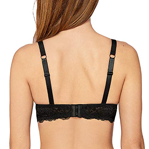 Gratlin Sujetador Lactancia de Maternidad Invisible con Aros para Mujer Negro ES:90B (EU 75B)