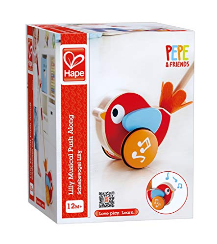 Hape- Arrastre Musical pajarito Lilly (Barrutoys E0353)