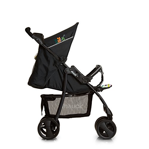 Hauck carro Shopper SLX trioset Disney, coche de bebes 3 piezas de capazo, sillita y grupo 0+, botellero, facil y comodo plegado, para recien nacidos hasta bebes/niños de 25 kg, negro