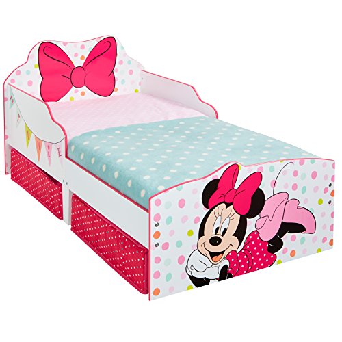 Hello Home Cama Infantil de Madera con Cajón Inferior, Blanco, 142 x 77 x 63 cm