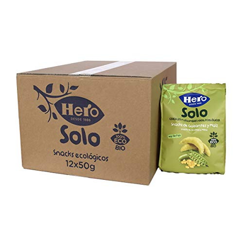 Hero Solo Snacks Infantiles 12 Unidades 50 g