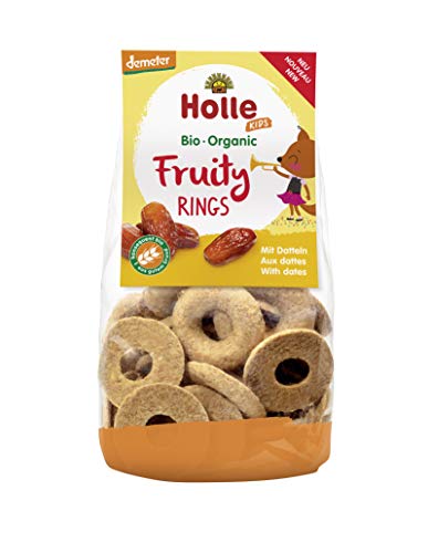 Holle Rosquillas Espelta, Avena Y Dátiles (+ 3 Años) 125 g - Pack de 6