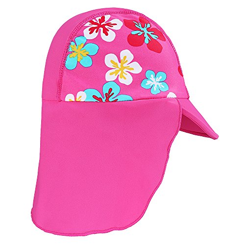 HUAANIUE Gorros de Natación Gorro de Baño para Niños Unisex Bloquear El Sol UPF 50+