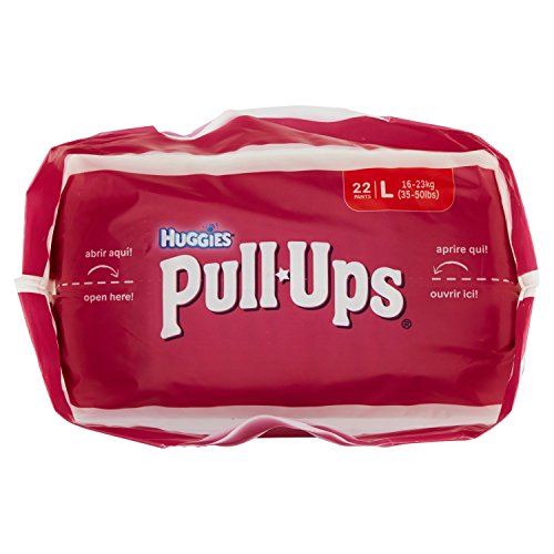 Huggies Pull-Ups Calzoncillos de Aprendizaje para Niña, 22 Unidades, Talla 6 (16-23 kg)