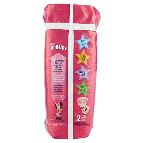 Huggies Pull-Ups Calzoncillos de Aprendizaje para Niña, 22 Unidades, Talla 6 (16-23 kg)