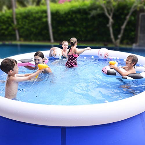 Inflable Piscina for Adultos Piscina de vacío for Piscinas por Encima del Suelo Rectangular Family Pool (Talla : 360x90cm)