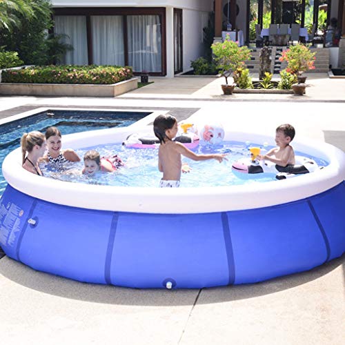 Inflable Piscina for Adultos Piscina de vacío for Piscinas por Encima del Suelo Rectangular Family Pool (Talla : 360x90cm)